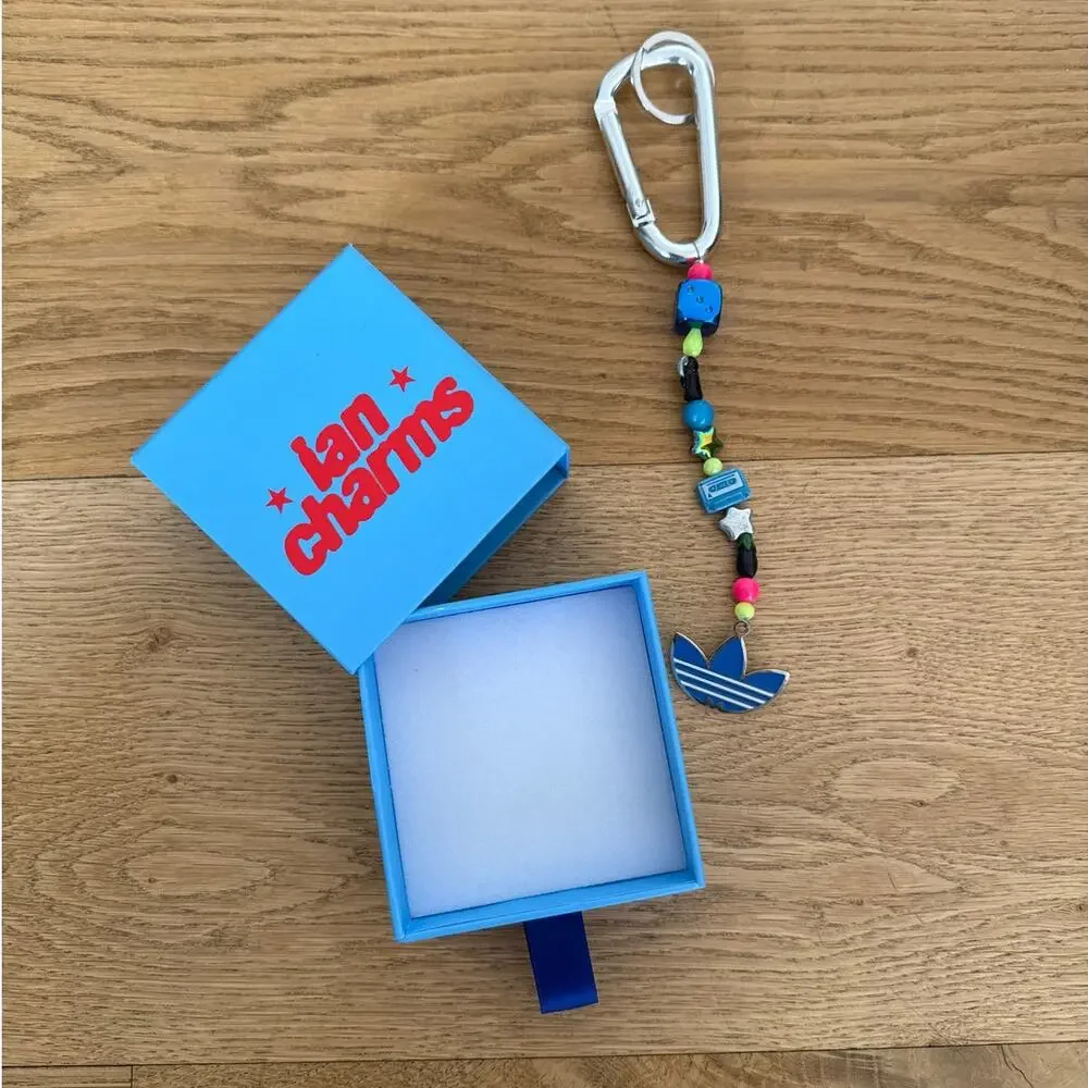 Adidas x Ian Charms - Custom Pendant Keychain in Silver Multi